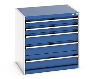 Bott Cubio 5 Drawer Cabinet 800W x 650D x 800mmH 40020025.**